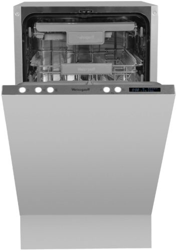 Посудомоечная машина Weissgauff BDW 4533 D с авто-открыванием - ширина: 44.8 см