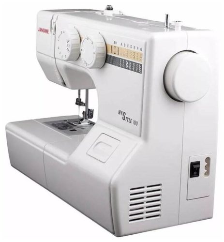 Швейная машина Janome My Style 100 - функции: отключение механизма подачи ткани, кнопка реверса