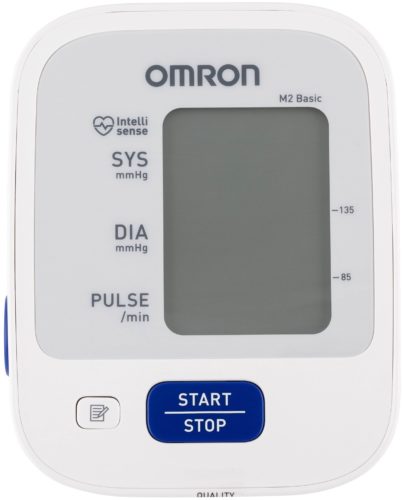 Тонометр Omron M2 Basic HEM 7121-ALRU - особенности: управление одной кнопкой