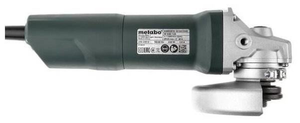 УШМ Metabo W 650-125, 650 Вт, 125 мм