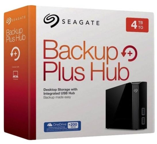 Внешний HDD Seagate Backup Plus Hub - форм-фактор: 3.5