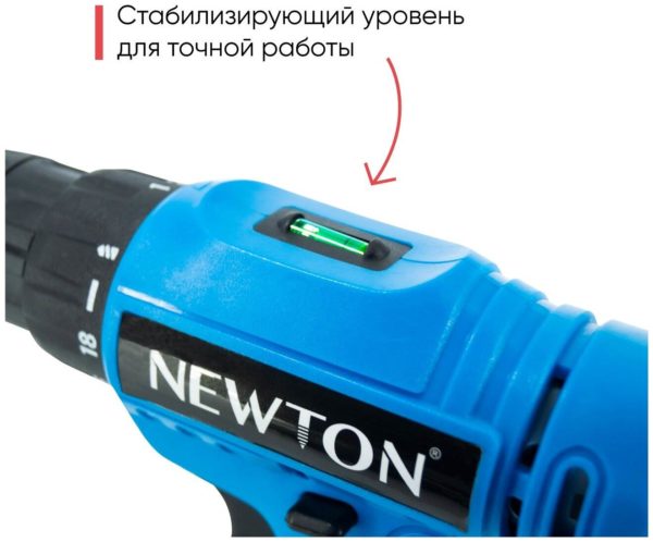 Аккумуляторный шуруповерт Newton NTP10Li2 - упаковка: кейс