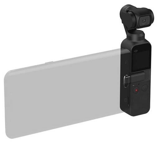 Экшн-камера DJI Osmo Pocket, 12МП, 3840x2160, 875 мА·ч - вес: 116 г
