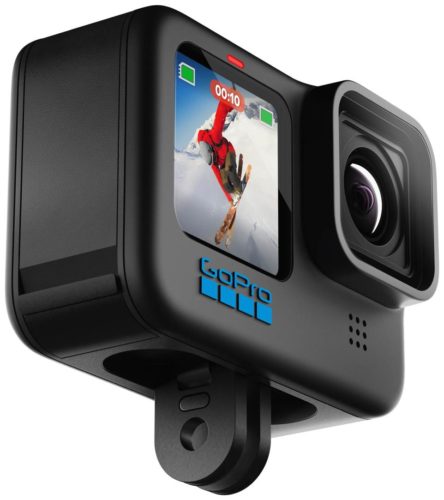 Экшн-камера GoPro HERO10 Black, 23.6МП, 5312x2988, 1720 мА·ч - вес: 153 г