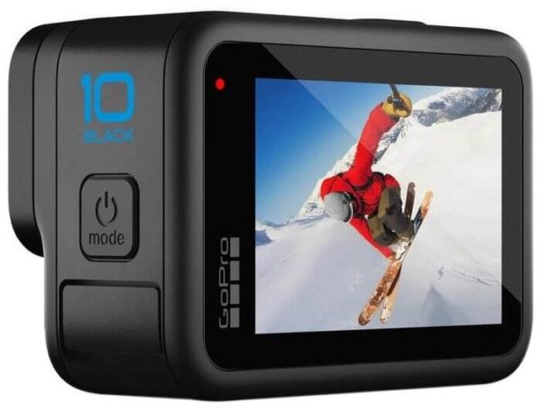 Экшн-камера GoPro HERO10 Black, 23.6МП, 5312x2988, 1720 мА·ч - режимы съемки: Time-lapse, замедленная, фоторежим, ночная