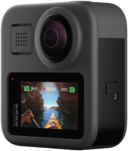 Экшн-камера GoPro MAX (CHDHZ-201-RW/CHDHZ-202-RX), 16.6МП, 4992x2496 - максимальная частота кадров при Full HD: 60 к/с