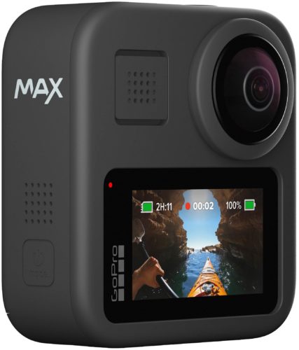 Экшн-камера GoPro MAX (CHDHZ-201-RW/CHDHZ-202-RX), 16.6МП, 4992x2496 - вес: 154 г