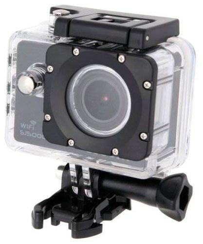 Экшн-камера SJCAM SJ5000x Elite, 12МП, 3840x2160 - опции и комплект: стабилизатор изображения, запись на карту памяти, экран, защитный бокс в комплекте