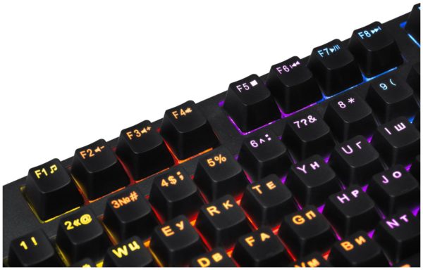 Игровая клавиатура Defender Blitz GK-240L RU Rainbow Black USB - длина кабеля: 1.5 м