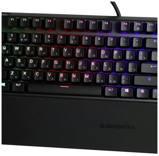 Игровая клавиатура SteelSeries Apex 7 - ход клавиш: 2 мм