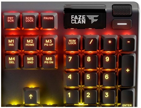 Игровая клавиатура SteelSeries Apex 7 - размеры: 403x17.2x139 мм, вес: 900 г