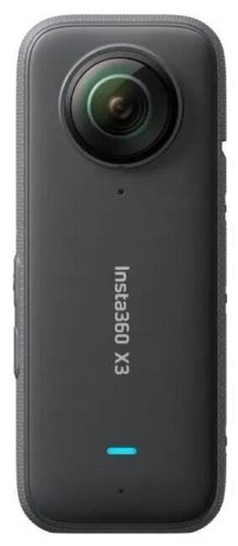 Insta360 One X3 экшн камера, разрешение 5.7K 360 с активным HDR, панорамная водонепроницаемая, противоударная - время работы от аккумулятора: 1.35 ч