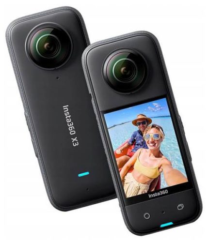 Insta360 One X3 экшн камера, разрешение 5.7K 360 с активным HDR, панорамная водонепроницаемая, противоударная