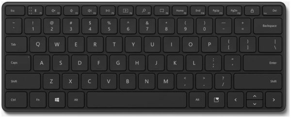 Клавиатура Microsoft Designer Compact - назначение: для настольного компьютера, для ноутбука