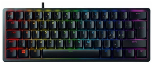Клавиатура Razer Huntsman Mini, Black (Red Switch) - подсветка: подсветка клавиш, зональная настройка подсветки клавиш