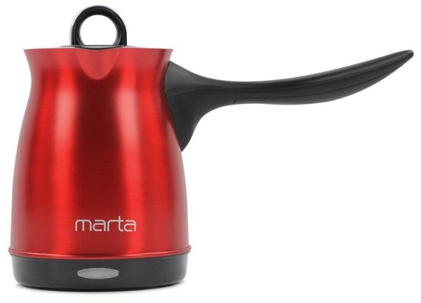 Кофеварка для кофе по-турецки MARTA МТ-2143 - материал корпуса: металл, пластик