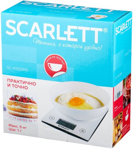 Кухонные весы Scarlett SC-KS57B10 - автовыключение: есть