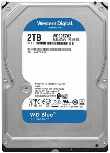 Жесткий диск Western Digital WD Blue 2 ТБ WD20EZAZ - емкость: 2 ТБ