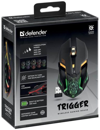 Беспроводная игровая мышь Defender TRIGGER GM-934