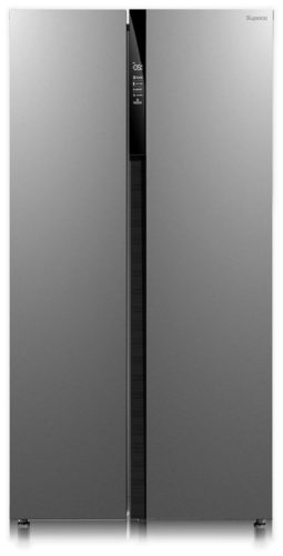 Холодильник Бирюса SBS 587 I сталь - шхВхГ: 89.50х178.80х69 см