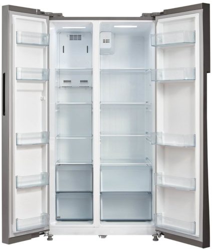 Холодильник Бирюса SBS 587 I сталь - общий объем: 510 л