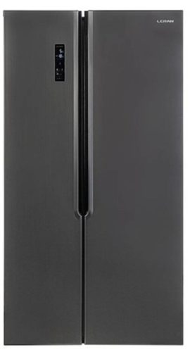 Холодильник Leran SBS 300 IX NF, нержавеющая сталь - общий объем: 436 л
