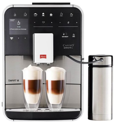 Кофемашина Melitta Caffeo Barista TS Smart SST, нержавеющая сталь - тип используемого кофе: молотый / зерновой