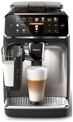 Кофемашина Philips EP5443/EP5444/EP5447/EP5441 5400 Series LatteGo - дополнительные функции: автоотключение при неиспользовании, одновременное приготовление двух чашек