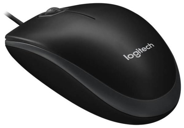Мышь Logitech B100 - принцип работы: оптическая светодиодная