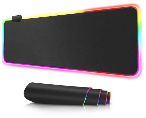 Игровой настольный коврик Mooko с RGB-подсветкой - цвет товара: черный
