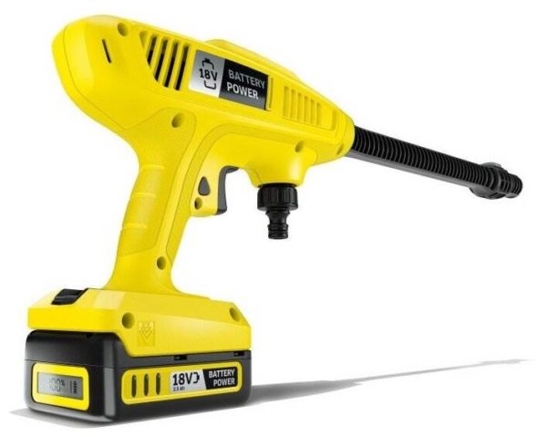 Аккумуляторная мойка KARCHER KHB 4-18 Plus Battery Set 1.328-230.0, 21 бар, 170 л/ч, с АКБ и ЗУ