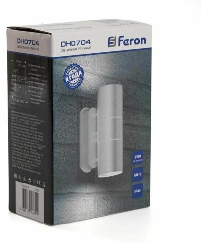 Feron Настенный уличный светильник Techno DH0704 11882, GU10, 80 Вт - стиль: современный