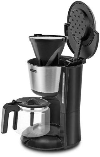 Кофеварка капельная Rondell RDE-1100 - дополнительные функции: блокировка включения без воды, подогрев чашек, предварительное смачивание, противокапельная система