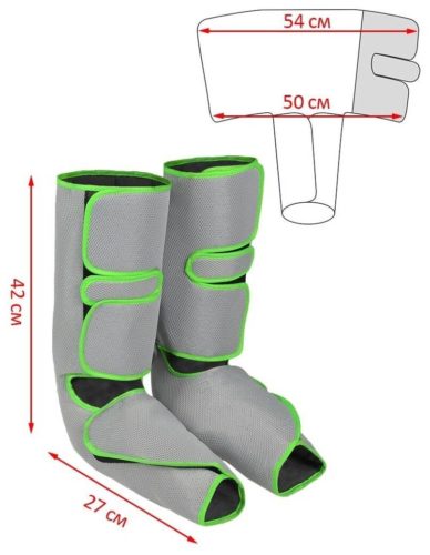 Лимфодренажный массажер PLANTA MFC-40 - зона массажа: ноги