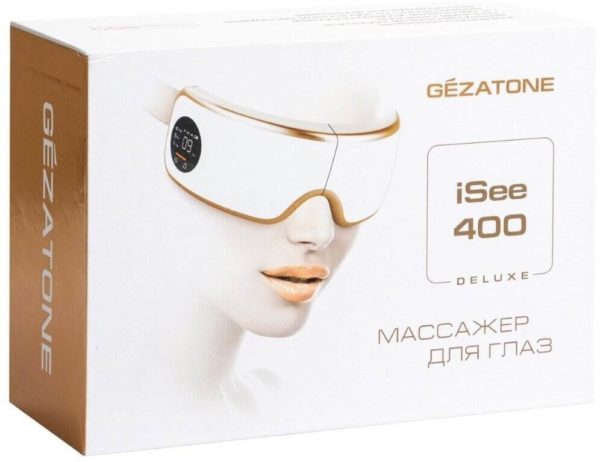 Массажные очки для глаз Gezatone Deluxe ISee 400 - тип питания: от аккумулятора, от батареек