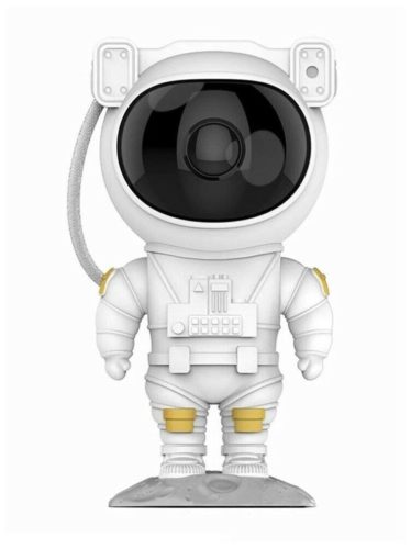 Ночник проектор звездного неба Grand Price, с пультом управления, космонавт "Астронавт", белый - особенности: таймер