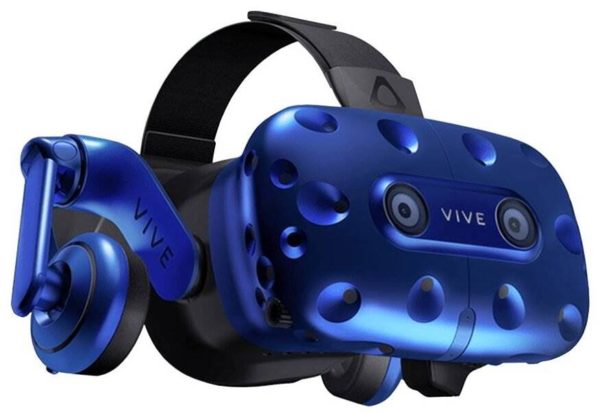 Шлем VR HTC Vive Pro - разрешение общее/на каждый глаз: 2880x1600 / 1440x1600
