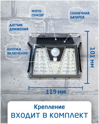 Уличный светодиодный светильник Sansar SSL - установка: настенный