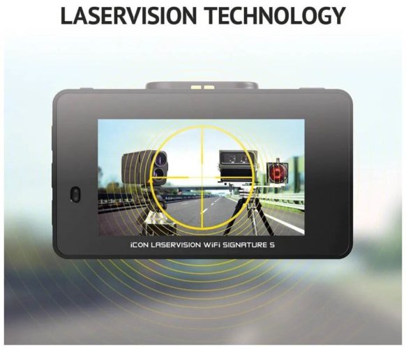 Видеорегистратор с радар-детектором iBOX iCON LaserVision WiFi Signature S, ГЛОНАСС - навигация: ГЛОНАСС