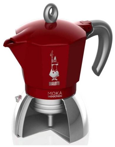 Гейзерная кофеварка Bialetti New Moka Induction, 280 мл, 280 мл, red - линейка: Moka Induction