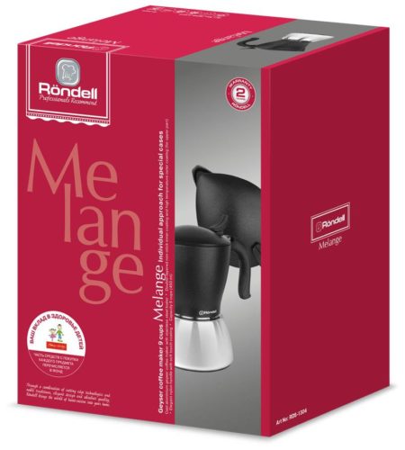 Гейзерная кофеварка Rondell Melange RDS-1304 (450 мл) - линейка: Melange