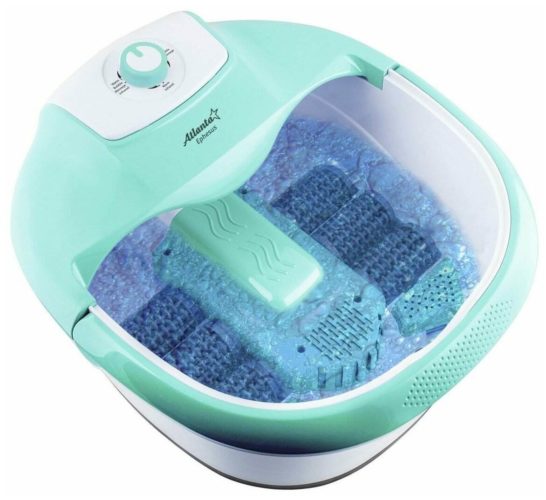 Гидромассажная ванночка для ног Atlanta ATH-6414 (green) - вид массажа: вибрационный, пузырьковый