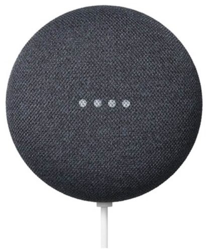 Умная колонка Google Nest Mini (2nd gen), charcoal - голосовой помощник: Google Assistant