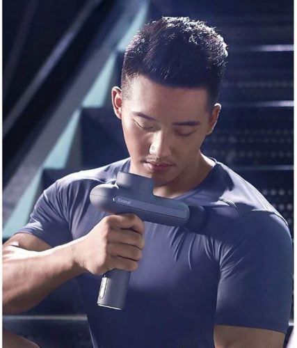 Вибрационный массажер Yunmai Gun Pro Basic - ширина: 18.3 см