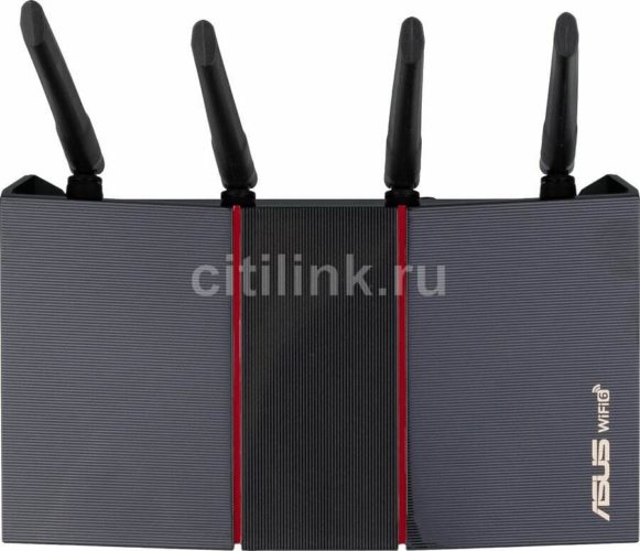 Wi-Fi роутер ASUS RT-AX55 - количество LAN-портов: 4