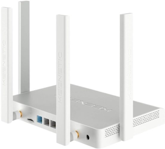 Wi-Fi роутер Keenetic Hero 4G KN-2310, белый - стандарт Wi-Fi 802.11: ac (Wi-Fi 5)