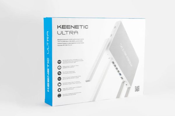 Wi-Fi роутер Keenetic Ultra KN-1810 - подключение к интернету (WAN): Ethernet RJ-45, SFP, внешний модем