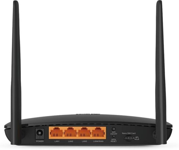 Wi-Fi роутер TP-LINK TL-MR150, черный - встроенная поддержка SIM-карт: 3G, 4G LTE