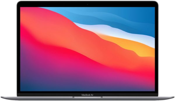13.3" Ноутбук Apple MacBook Air 13 Late 2020 2560x1600, Apple M1 3.2 ГГц, RAM 8 ГБ, DDR4, SSD 256 ГБ, Apple graphics 7-core, macOS, MGN63SA/A, серый космос, английская раскладка - экран: 13.3" (2560x1600) IPS, 60 Гц