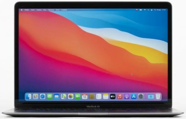 13.3" Ноутбук Apple MacBook Air 13 Late 2020 2560x1600, Apple M1 3.2 ГГц, RAM 8 ГБ, DDR4, SSD 256 ГБ, Apple graphics 7-core, macOS, MGN63SA/A, серый космос, английская раскладка - версия: для других стран